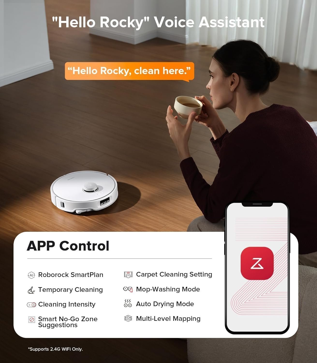 Roborock Qrevo Edge S5A Robot Vacuum & Mop, 18,500Pa, Zero-Tangle - Image 25