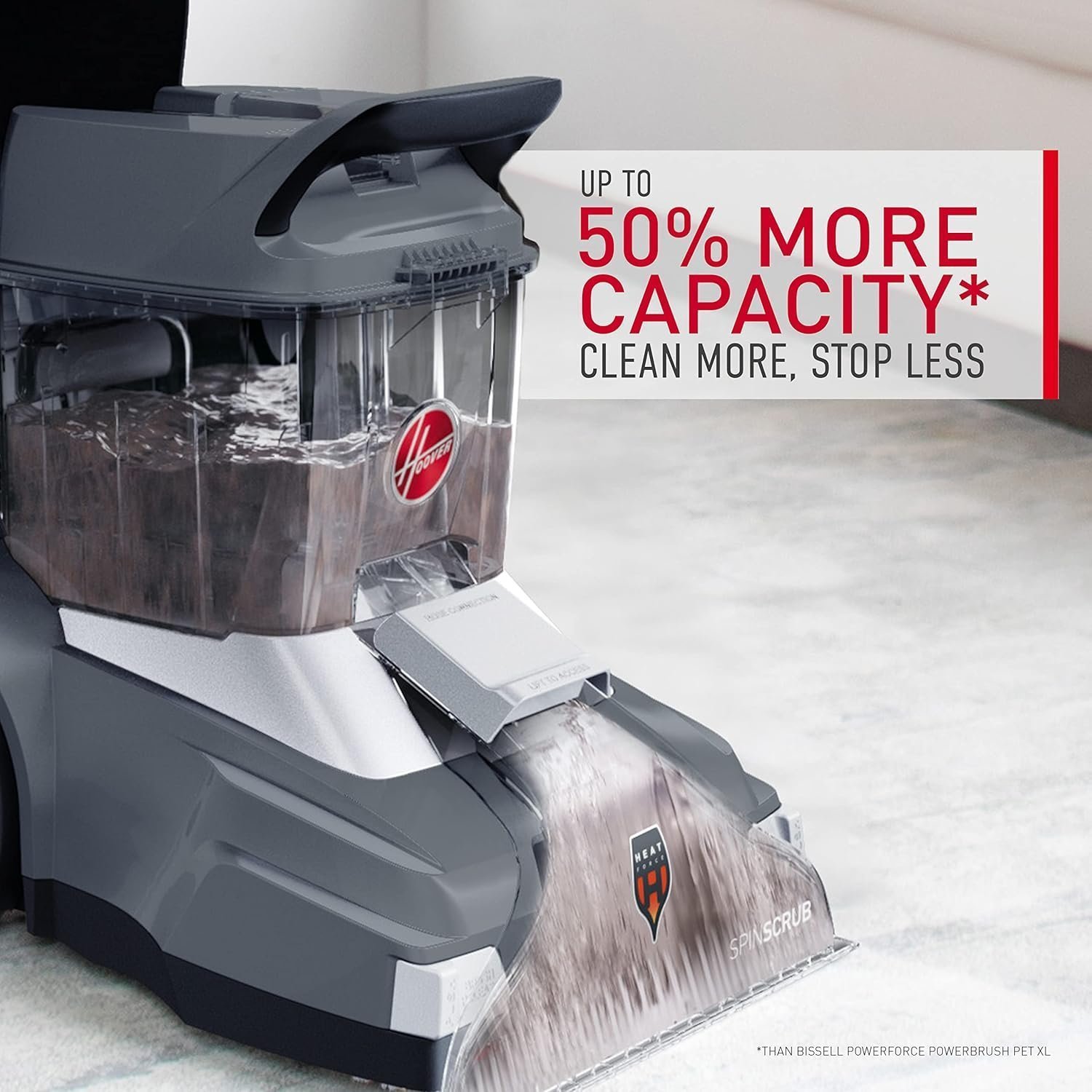 Hoover PowerScrub Deluxe Carpet Cleaner for Carpet & Upholstery with Tools - Image 2
