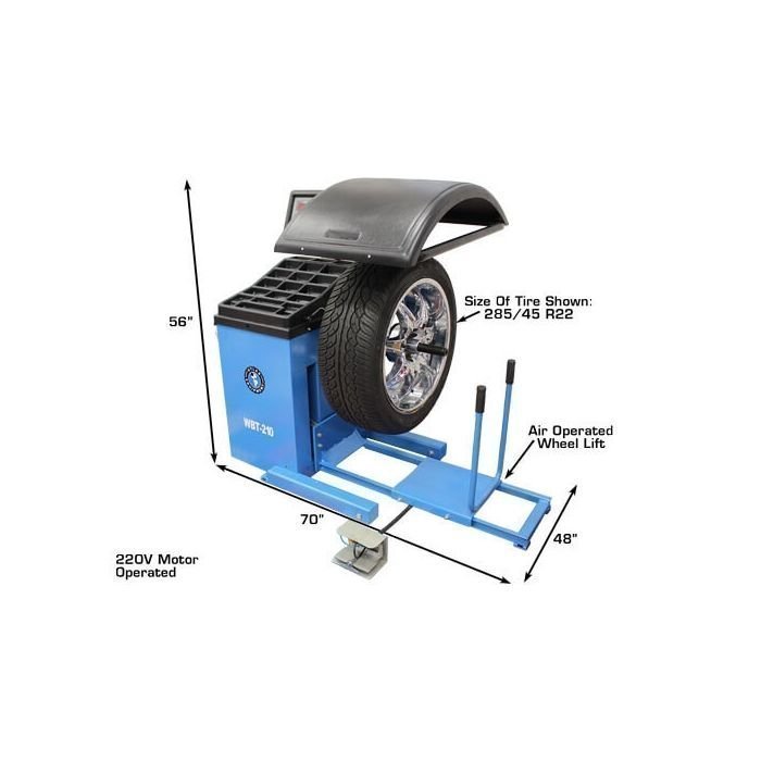 Atlas WBT210 Computer Truck Wheel Balancer - Image 7