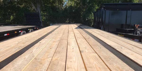 40 Foot Big Tex Heavy Duty Tandem Dual Wheel Axle Black Gooseneck Trailer (25GN-40D5A-MRBK)) - Image 3