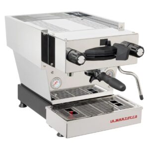 La Marzocco Linea Mini Espresso Machine – White / Walnut Accents