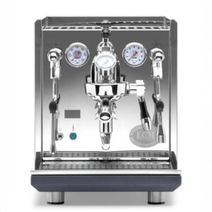 ECM Synchronika II w/ Flow Control | Dual Boiler E61 | Clive Coffee Stainless Steel with Walnut FC