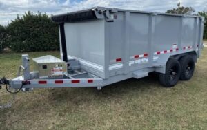 U-DUMP Low Profile Dump Trailer | 83″X14’X48″ | Telescopic | 831414T-48-LP