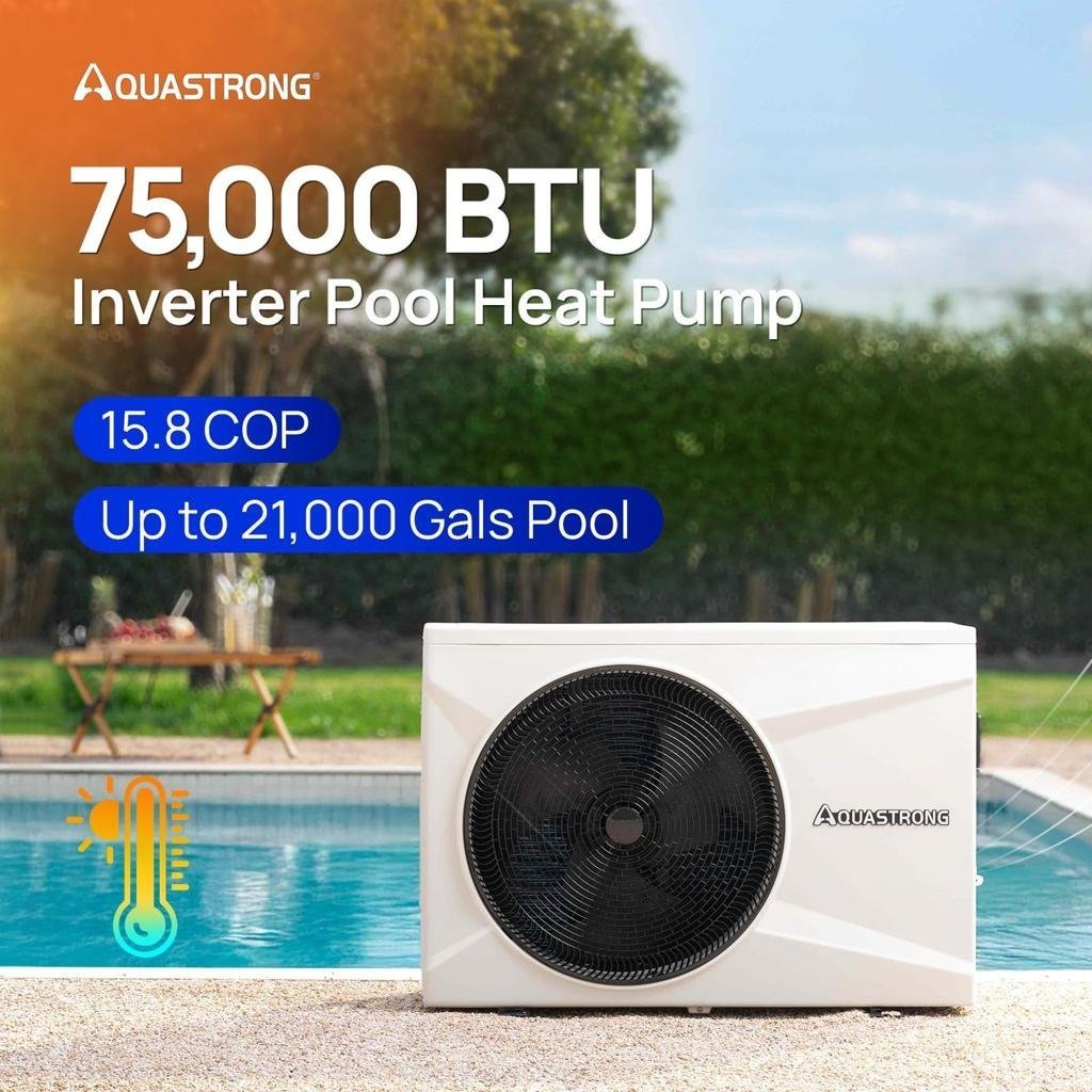 Pool HEX075 75000 BTU Up to 21,000 Gallons Pools 220V - Image 3