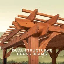 20×12 beaumont pergola – brown - Image 16
