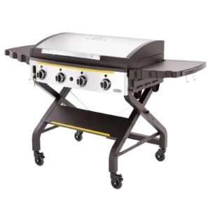 Halo Elite4B Outdoor Griddle | Dual Zone Burner System | Wind-Proof & Wall-to-Wall Heat | Natural Gas Compatible | Up to 750°F | 5-Year Warranty | 10