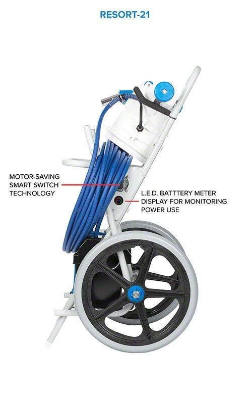 Hammerhead 21″ Portable Vacuum W/ 60′ Cord & Charger Resort-21 - Image 3