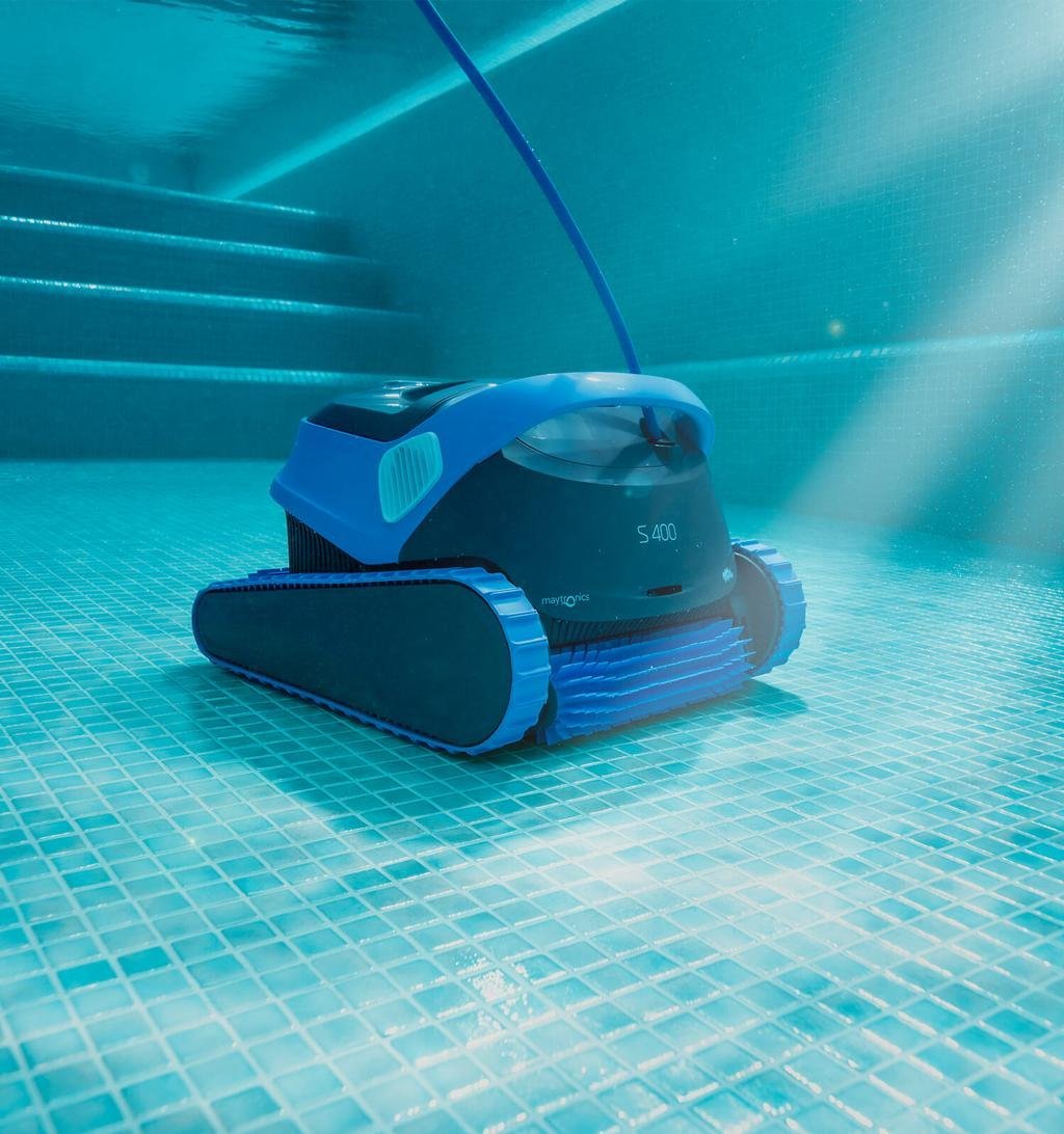 Dolphin Robot electrique de piscine fond parois et ligne d’eau avec chariot - Image 4