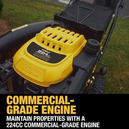 DEWALT 28 in. 224cc 3-in-1 Self-Propelled Gas Push Lawn Mower - Image 3