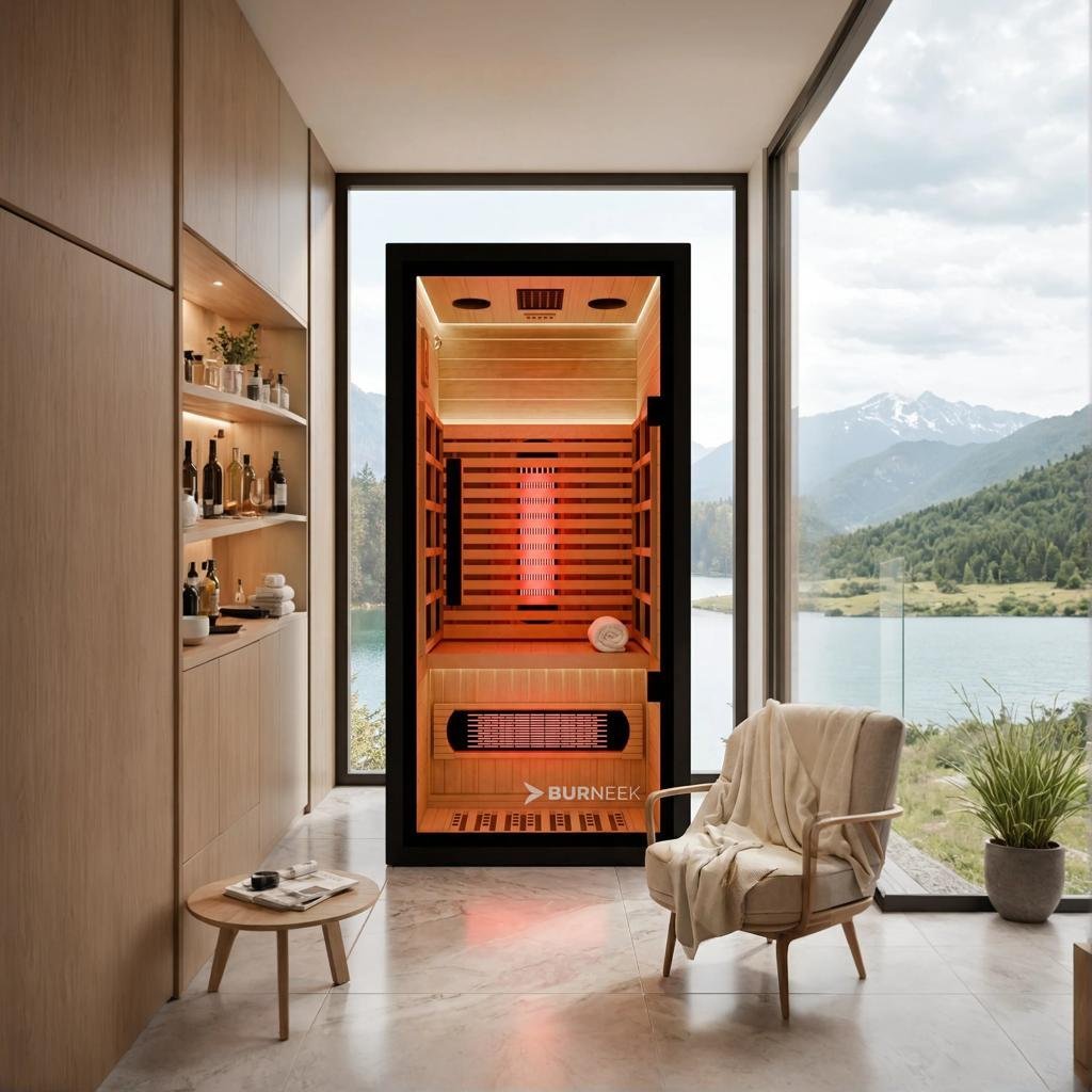 Burneek Onyxeek 4-Person Full-Spectrum Quartz Infrared Sauna - Image 3