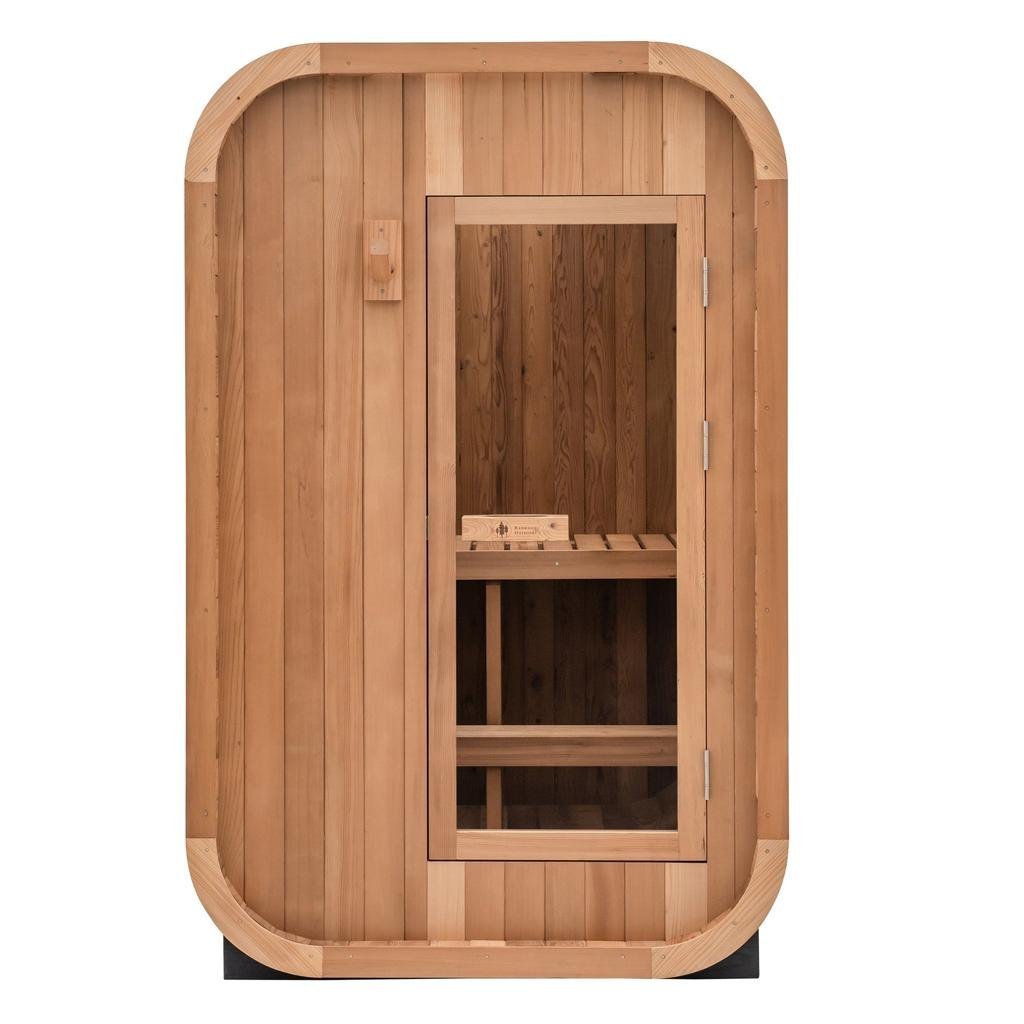 Redwood Outdoors Outdoor Sauna 2-Person Duo Traditional Finnish Sauna Kit - Image 3
