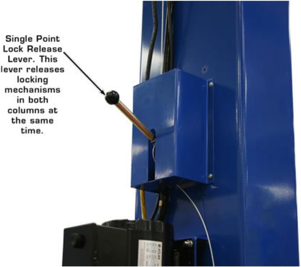 Atlas PV12PX Overhead 2-Post Car Lift 12000 Lb Commercial Grade - Image 2