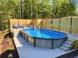 18’x33′ Saltwater LX Oval Above Ground Swimming Pool – Features Stainless Steel Skimmer Panel - Image 3